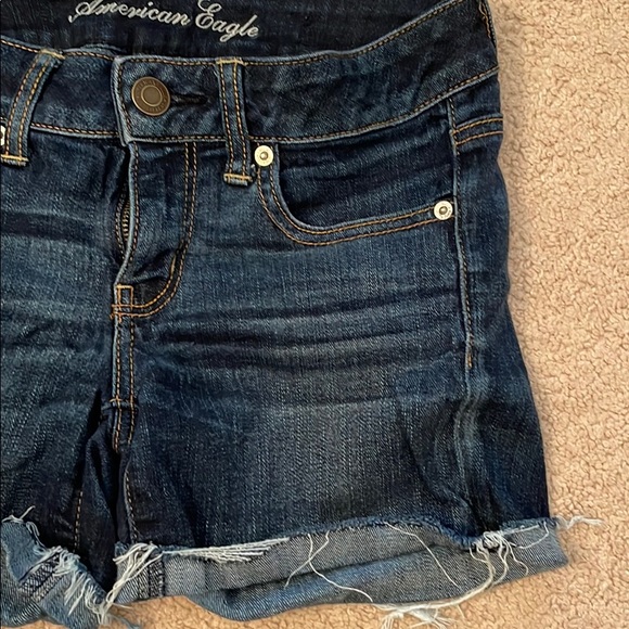 American Eagle Dark Denim Shorts - Picture 5 of 5
